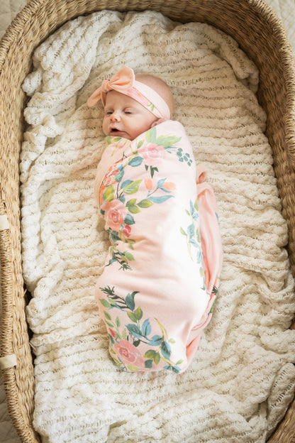 Nina Robe & Newborn Swaddle Blanket Set