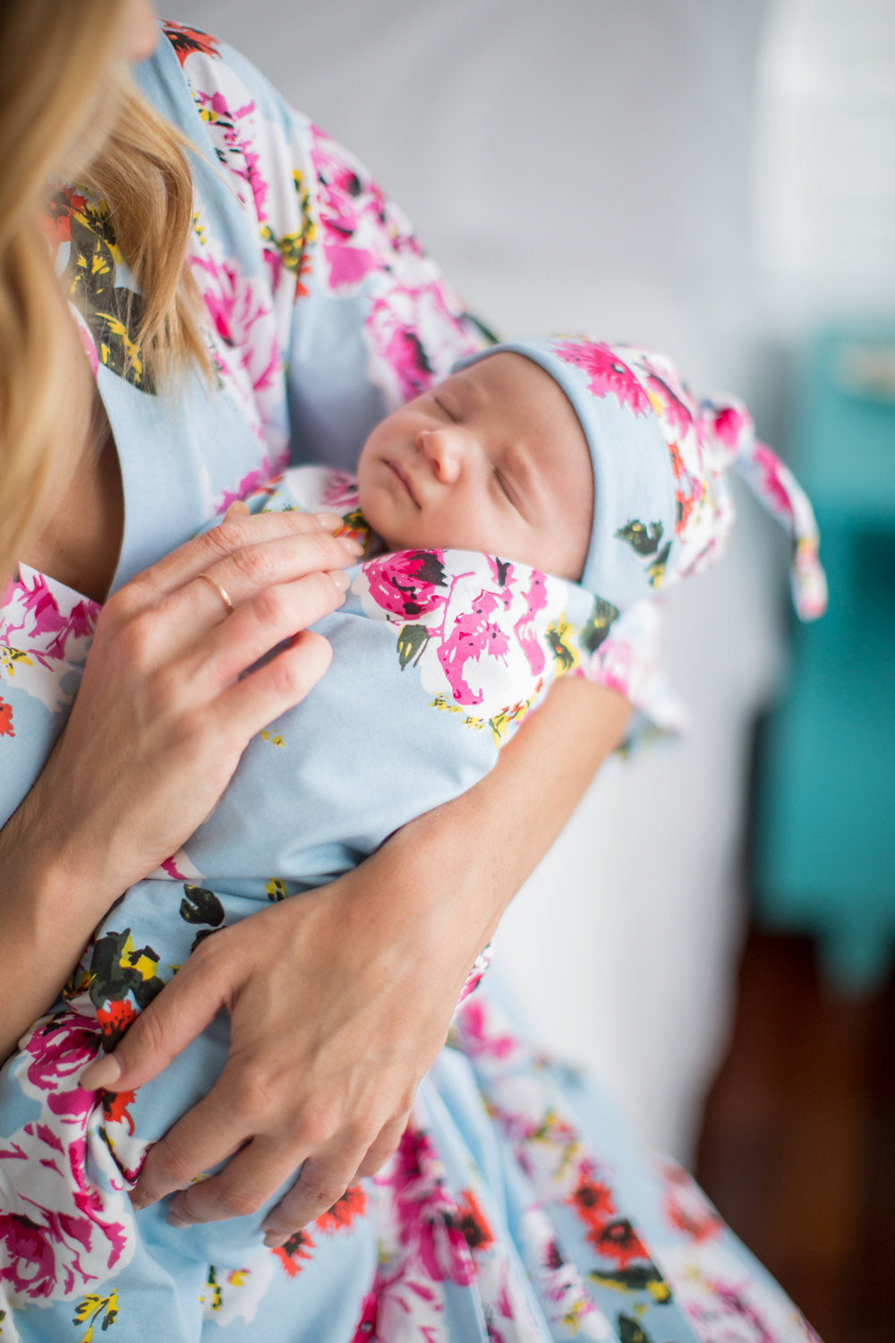 Isla Robe & Newborn Swaddle Blanket Set