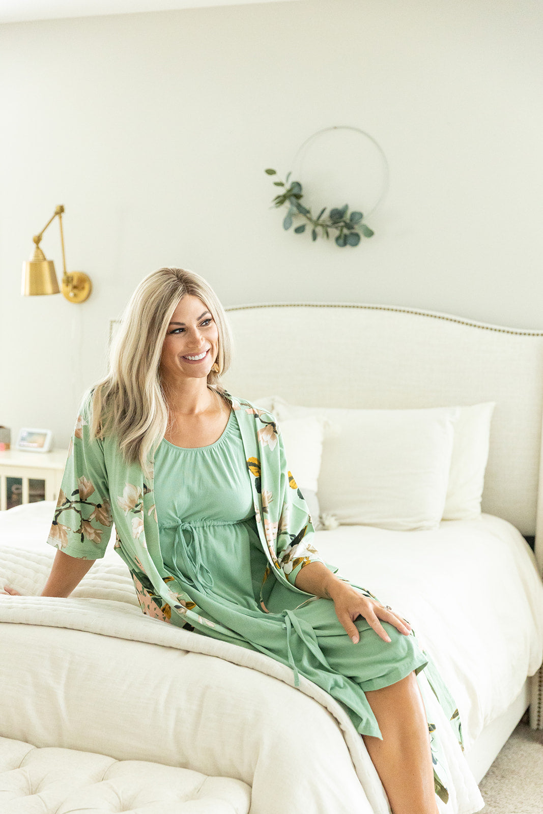 Gia Robe & Sage 3 in 1 Labor Gown