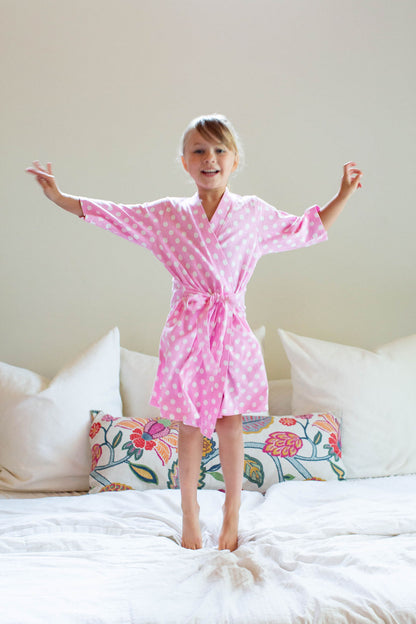 Molly Mommy & Daughter Robe Set & Newborn Swaddle Blanket Set